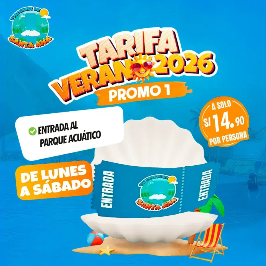 Toboganes de Santa Ana - Entradas Lunes a Sábado