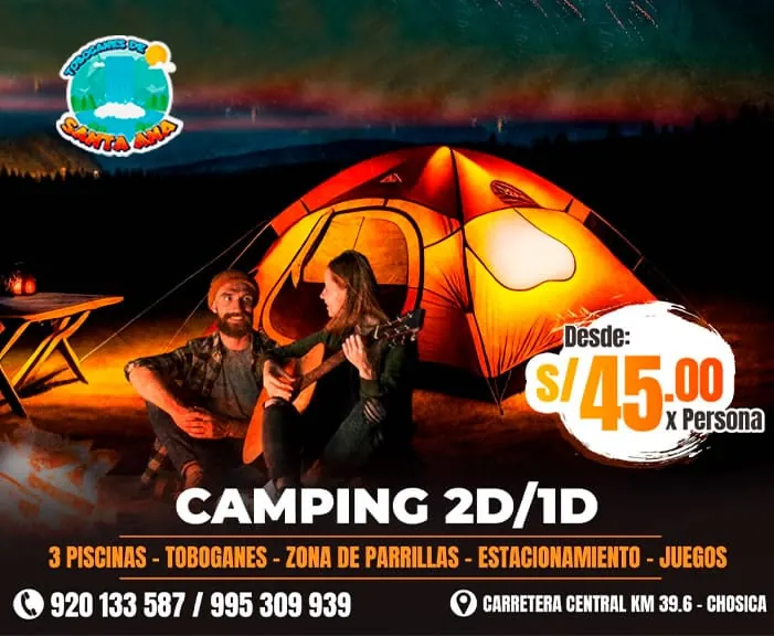 Camping 2 días y 1 noche