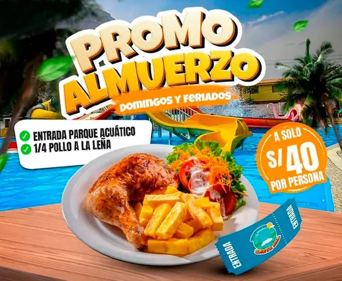 1/4 de pollo + 1 entrada, domingos y feriados