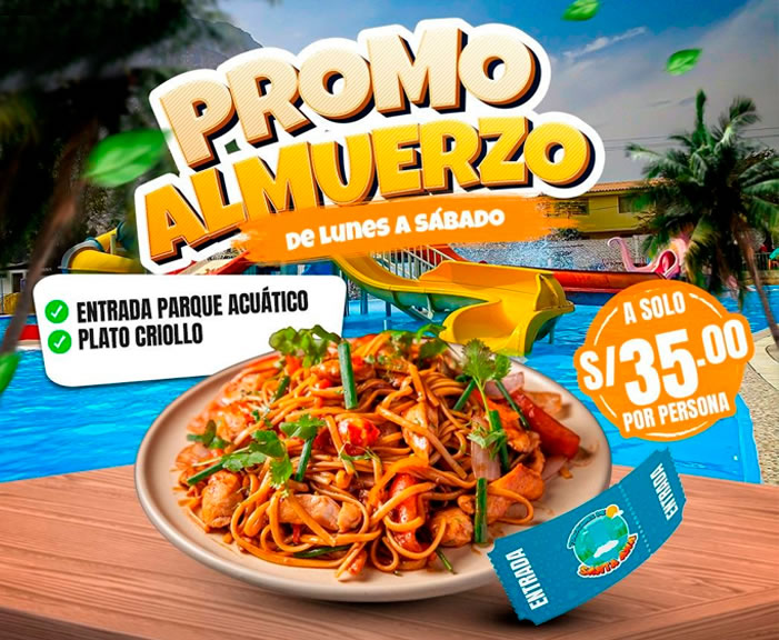 Promo almuerzo Lunes a Sábado